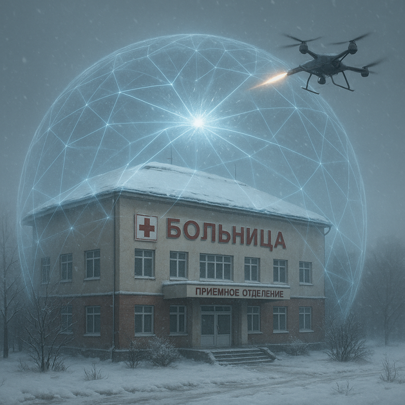 Защита медицинских учреждений (больниц) от беспилотников/БПЛА в Нефтеюганске