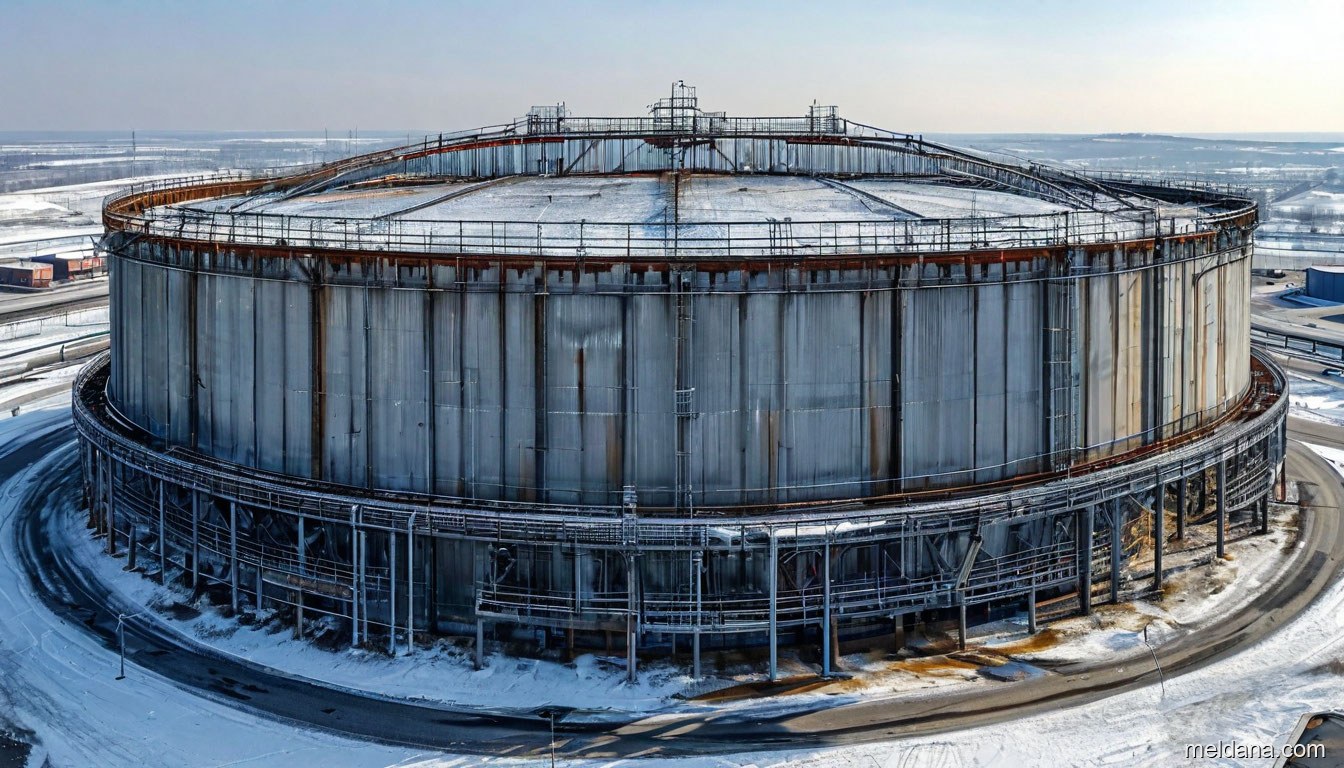Антидроновая защита резервуара РВС-50000 Нефтеюганске — ЗОК ЗАСЛОН по СП 542