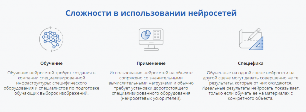 Сложности в использовании нейросетей